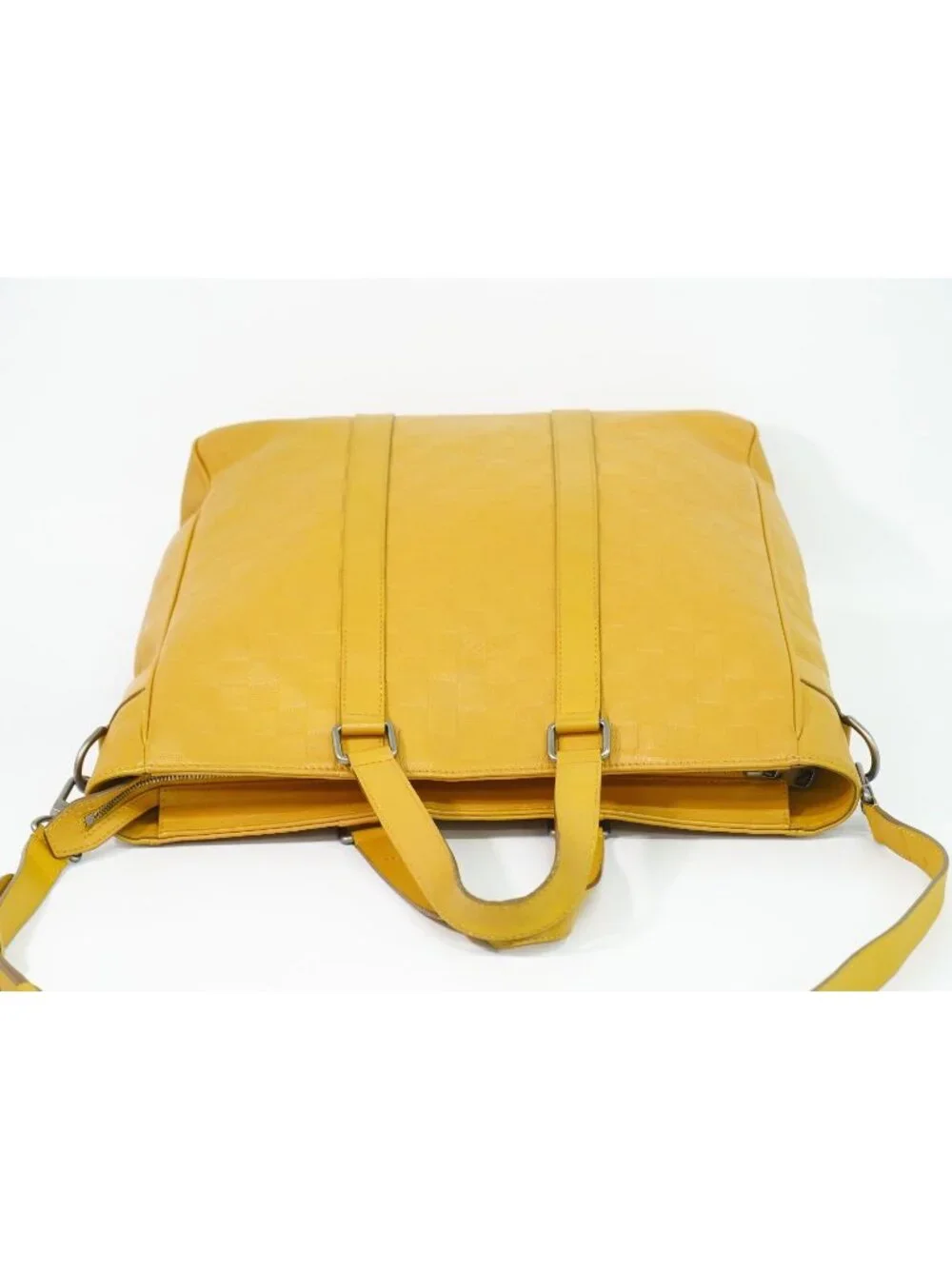 Louis Vuitton LV Neo Tadao Damier Infini 2-Way Business Bag Solar Yellow